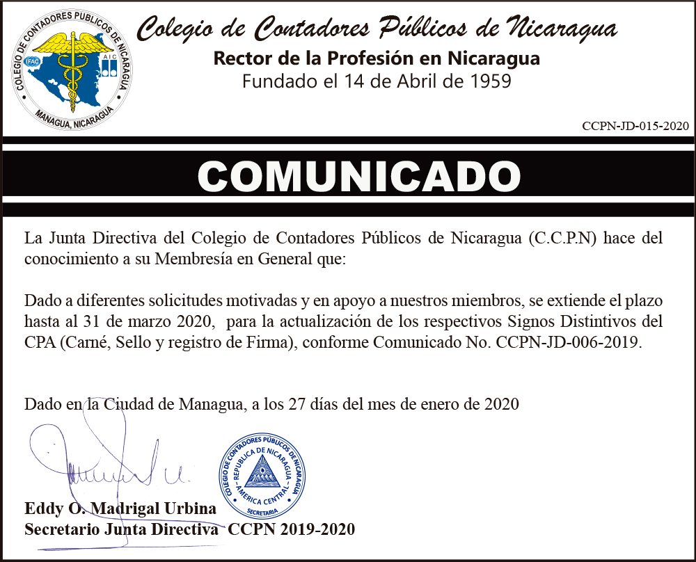 15- Comunicado CCPN-JD-015-2020